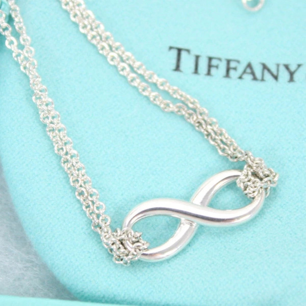 TIFFANY Co Infinity pendant necklace sterling silver